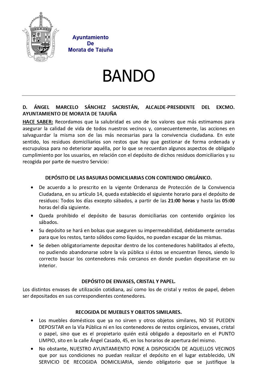 BANDO HORARIO BASURAS 2020 page 0001